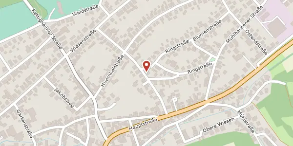 Karte der Umgebung von Rodelweg 19, 76684 Östringen
