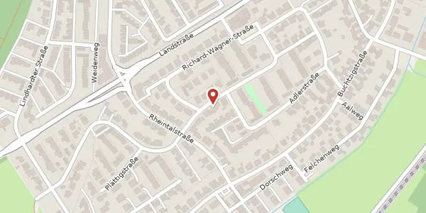 Karte der Umgebung von Meistersingerstraße 8, 76275 Ettlingen