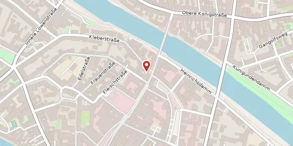 Karte der Umgebung von Hauptwachstr. 13, 96047 Bamberg