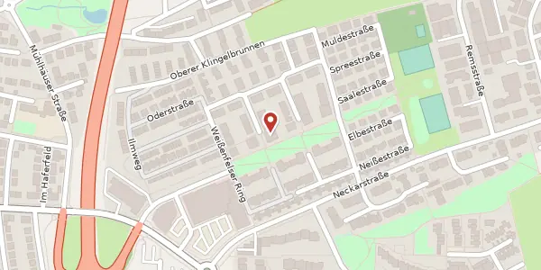 Karte der Umgebung von Wipperstraße 7, 70806 Kornwestheim