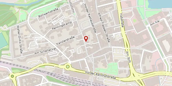 Karte der Umgebung von Hörder Semerteichstr. 188, 44263 Dortmund