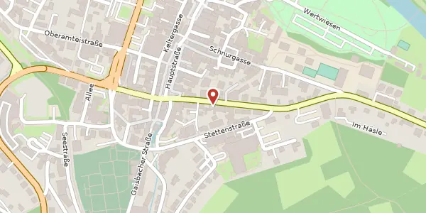 Karte der Umgebung von Komburgstraße 8, 74653 Künzelsau