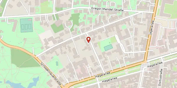 Karte der Umgebung von Mauerstraße 8, 14469 Potsdam