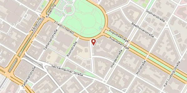 Karte der Umgebung von Friedrich-Karl-Str. 14, 68165 Mannheim