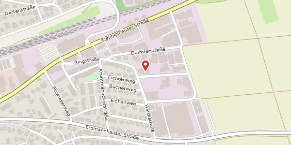 Karte der Umgebung von Benzstraße 3, 71672 Marbach