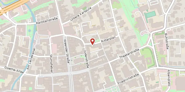 Karte der Umgebung von Ritterplan 2, 37073 Göttingen
