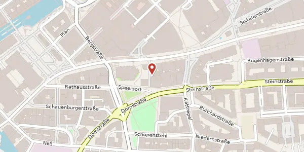 Karte der Umgebung von Kreuslerstraße 10, 20095 Hamburg