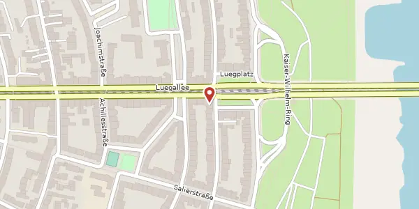 Karte der Umgebung von Brend'amourstr. 2a, 40545 Düsseldorf