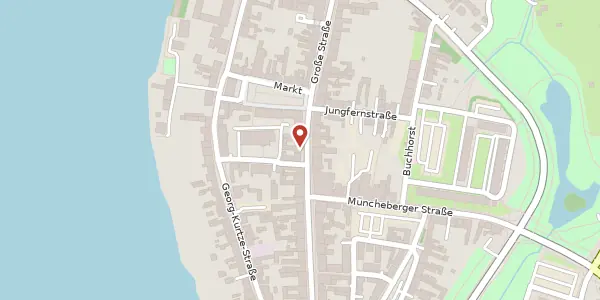 Karte der Umgebung von Große Straße 24, 15344 Strausberg