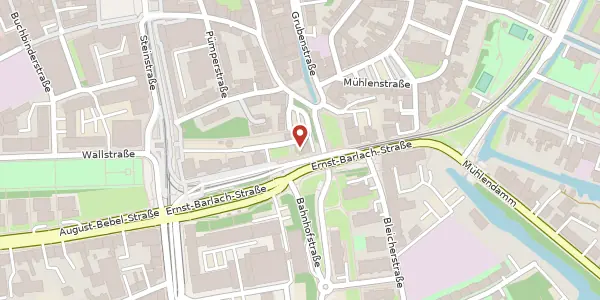 Karte der Umgebung von Ernst-Barlach-Straße 6, 18055 Rostock