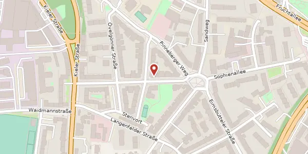 Karte der Umgebung von Ophagen 8, 20257 Hamburg