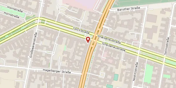 Karte der Umgebung von Mehringdamm 40, 10965 Berlin