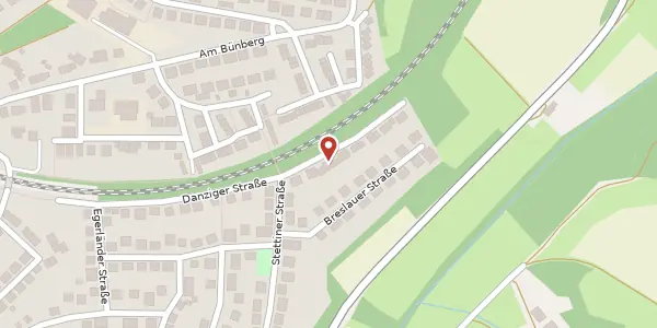 Karte der Umgebung von Danziger Straße 28, 36179 Bebra