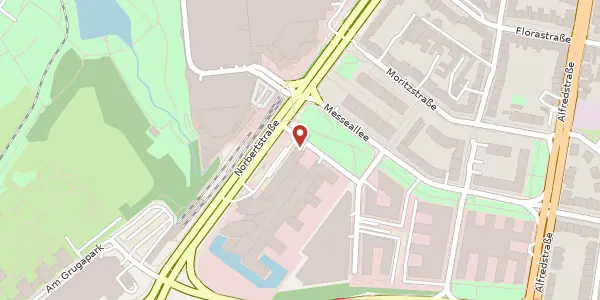 Karte der Umgebung von Brüsseler Platz 1, 45131 Essen