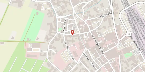 Karte der Umgebung von Pfarrstraße 13, 36179 Bebra