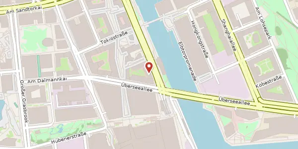 Karte der Umgebung von Osakaallee 22, 20457 Hamburg