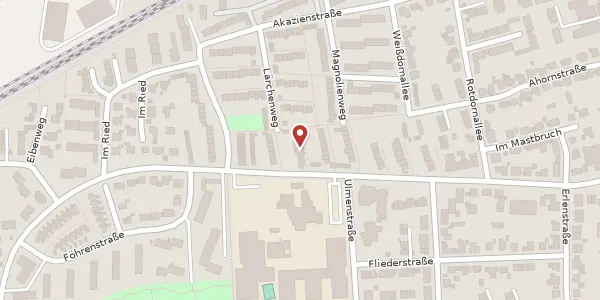 Karte der Umgebung von Pappelallee 84, 59557 Lippstadt