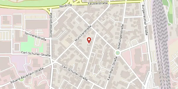 Karte der Umgebung von Jägerstr. 13, 95444 Bayreuth