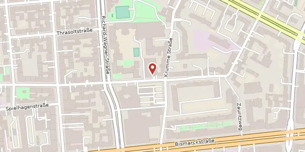 Karte der Umgebung von Zillestr. 50, 10585 Berlin