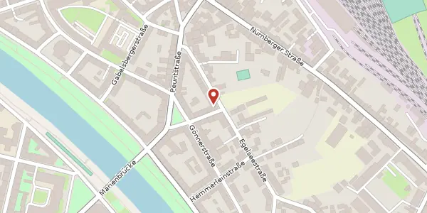 Karte der Umgebung von Marienstr. 11, 96050 Bamberg