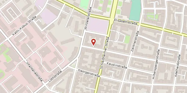 Karte der Umgebung von Agnesstr. 62, 80797 München