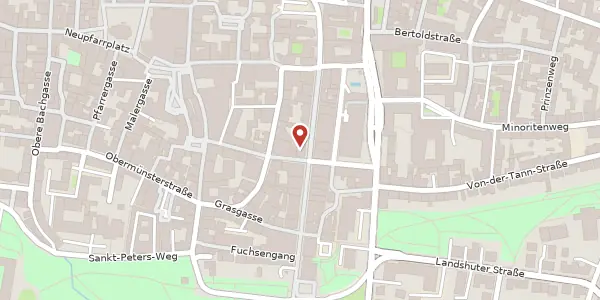 Karte der Umgebung von Maximilianstr. 14, 93047 Regensburg