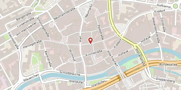 Karte der Umgebung von Turmhof 15, 42103 Wuppertal