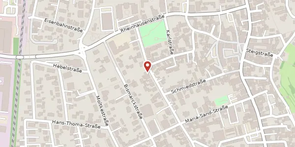 Karte der Umgebung von Friedrichstraße 14, 79336 Herbolzheim