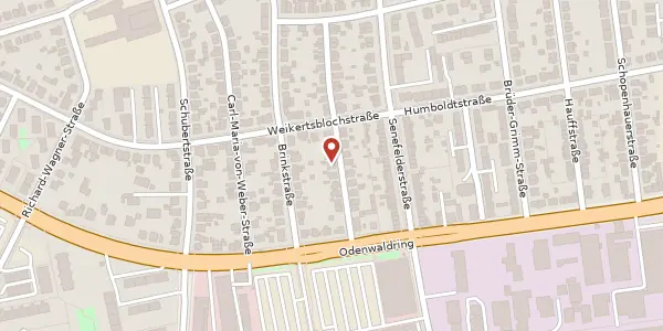 Karte der Umgebung von Eupener Str. 37, 63069 Offenbach