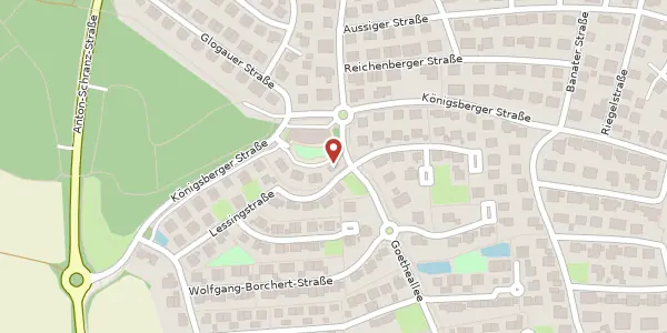 Karte der Umgebung von Goetheallee 9, 85276 Pfaffenhofen
