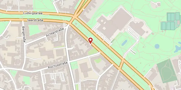 Karte der Umgebung von Monheimsallee 73, 52062 Aachen