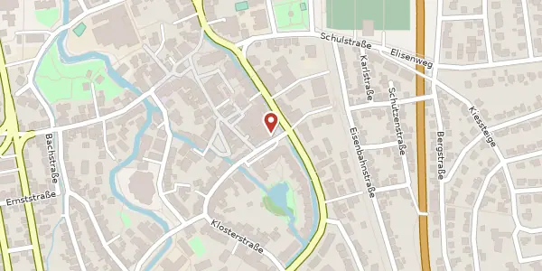 Karte der Umgebung von Badstraße 2, 72793 Pfullingen