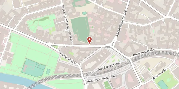 Karte der Umgebung von Oranienburger Straße 5, 10178 Berlin