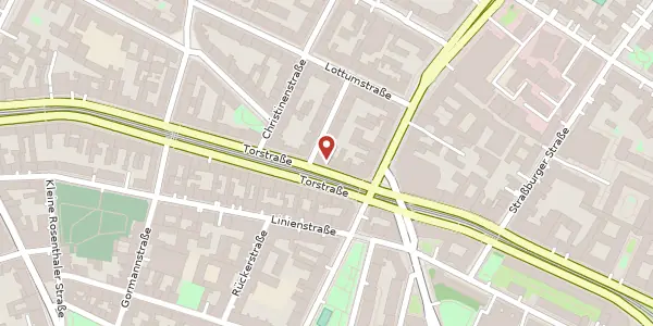 Karte der Umgebung von Torstraße 61, 10119 Berlin
