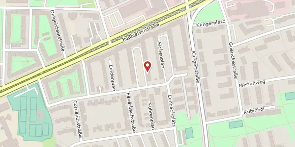 Karte der Umgebung von Buchenplan 2, 30655 Hannover