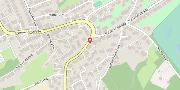 Karte der Umgebung von Kemnader Str. 347a, 44797 Bochum