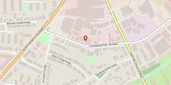 Karte der Umgebung von Haldesdorfer Straße 27a, 22179 Hamburg