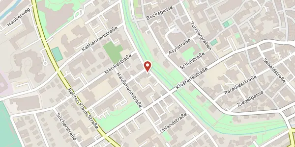 Karte der Umgebung von Uferstraße 30, 73525 Schwäbisch Gmünd