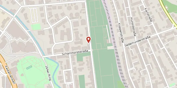 Karte der Umgebung von Sandstraße 13, 31785 Hameln