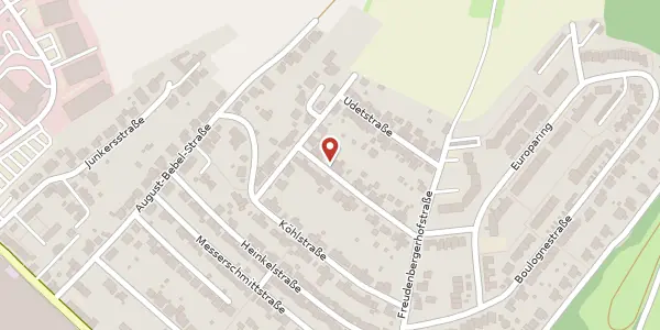 Karte der Umgebung von Hünefeldstraße 16a, 66482 Zweibrücken