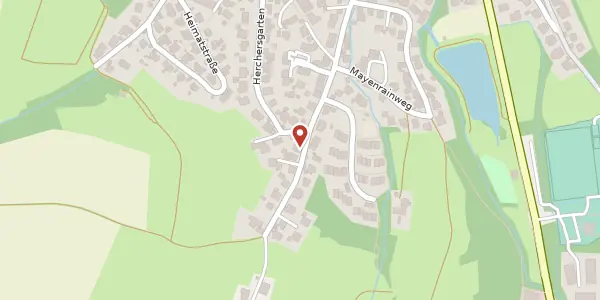 Karte der Umgebung von Weberstraße 20, 79249 Merzhausen