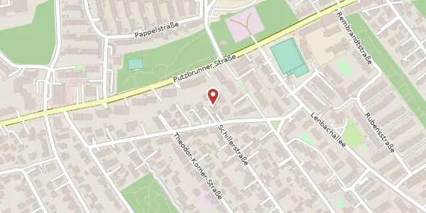 Karte der Umgebung von Goethestr. 23 a, 85521 Ottobrunn