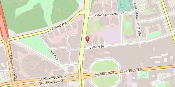 Karte der Umgebung von Ebertstraße 15, 10117 Berlin