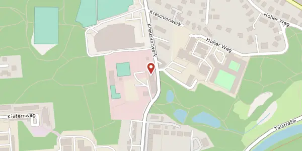 Karte der Umgebung von Kreuzvorwerk 22, 06120 Halle (Saale)