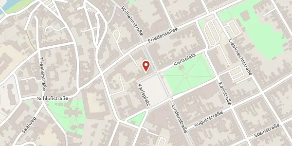 Karte der Umgebung von Karlsplatz 14, 06406 Bernburg