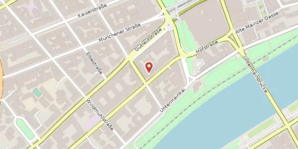 Karte der Umgebung von Wilhelm-Leuschner-Str. 14, 60329 Frankfurt
