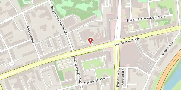 Karte der Umgebung von Askanische Str. 50, 06842 Dessau-Roßlau