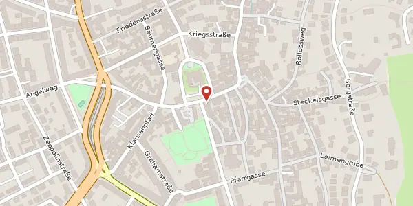 Karte der Umgebung von Dossenheimer Landstr. 11, 69121 Heidelberg