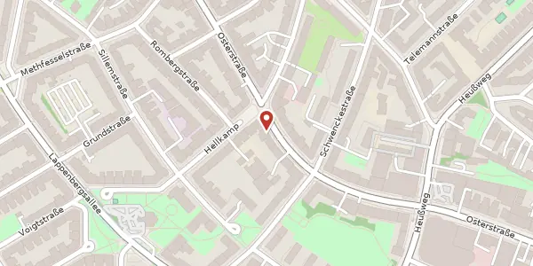 Karte der Umgebung von Osterstraße 157, 20255 Hamburg