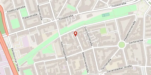 Karte der Umgebung von Konkordiastraße 11, 30449 Hannover